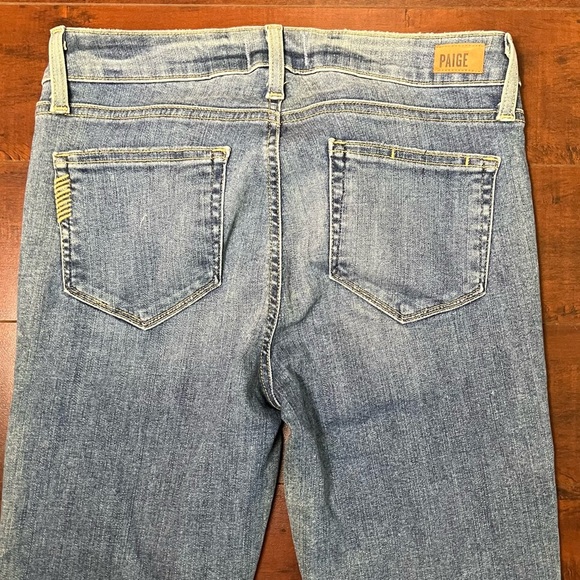 ANTHROPOLOGIE Paige Denim Verdugo Ankle Sienna Wash Skinny Mid Rise Size 29 - Picture 7 of 12